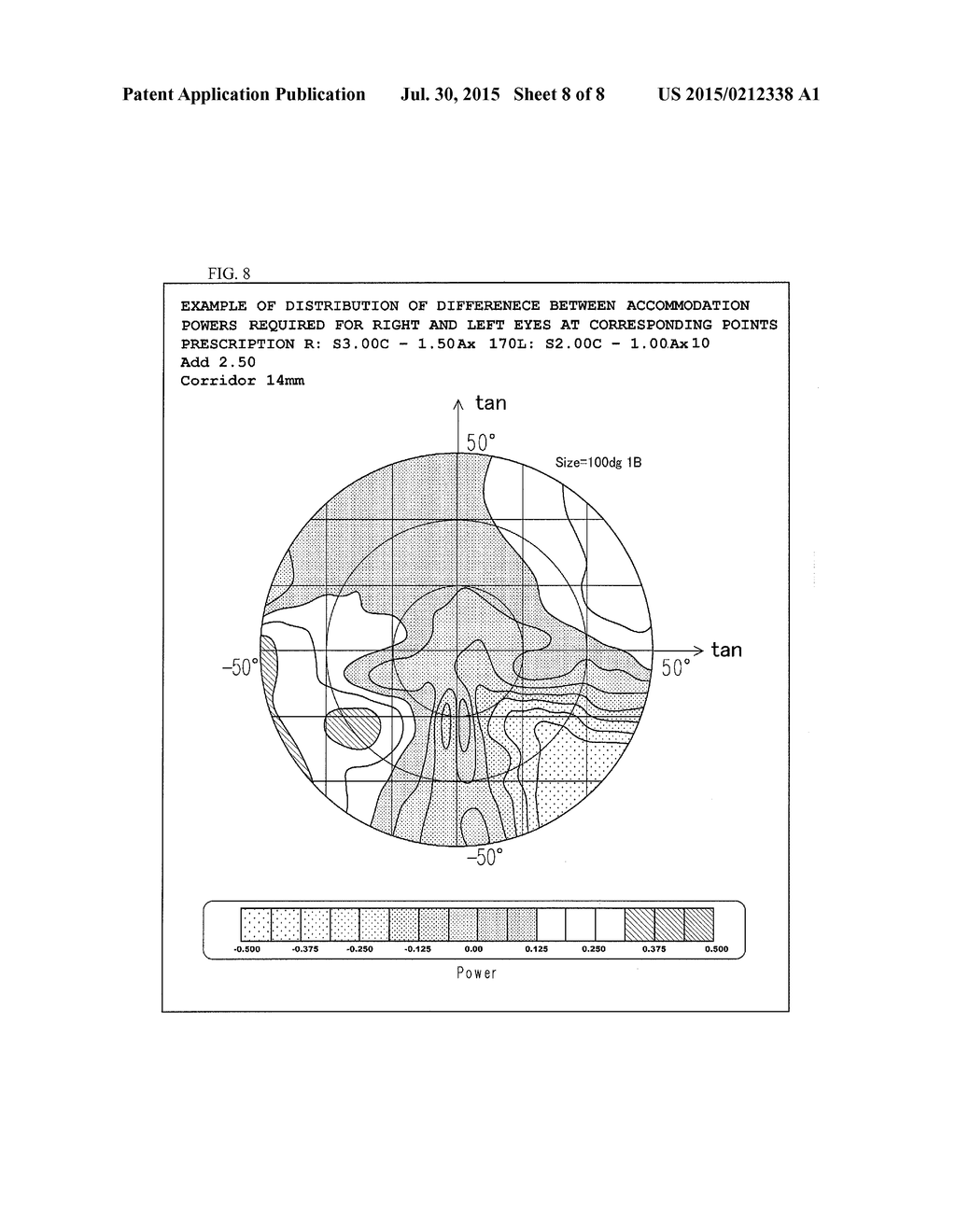 SPECTACLE LENS AND METHOD FOR DESIGNING THE SAME, METHOD FOR MANUFACTURING     SPECTACLE LENS, AND PROGRAM - diagram, schematic, and image 09