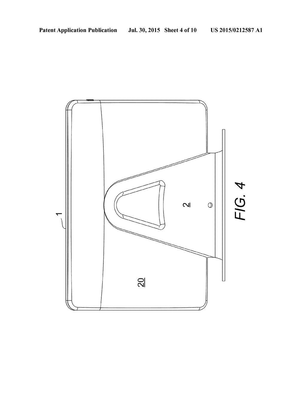 Control System for Augmenting a Portable Touch Screen Device - diagram, schematic, and image 05