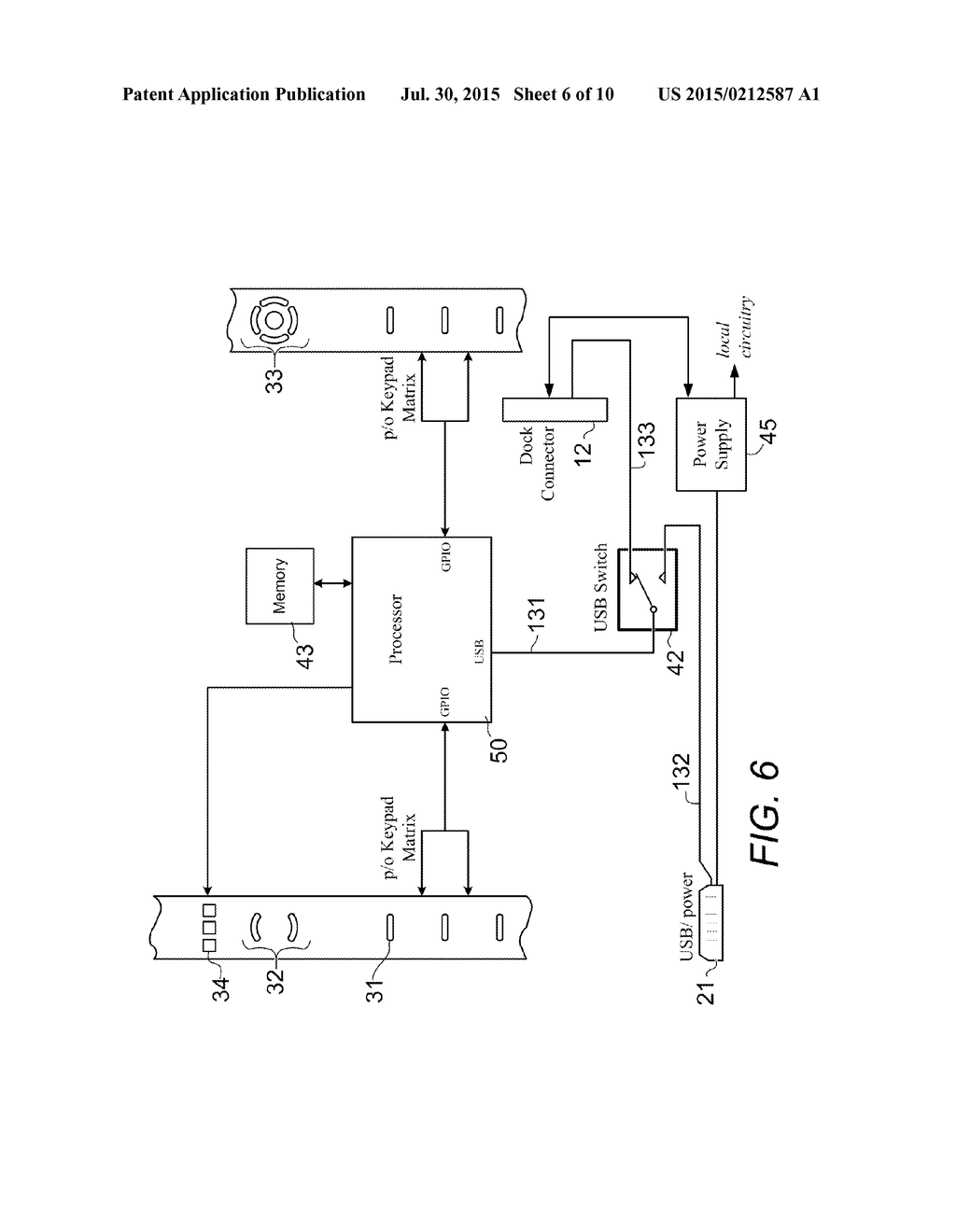 Control System for Augmenting a Portable Touch Screen Device - diagram, schematic, and image 07