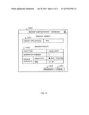 MANAGEMENT COMPUTER USED TO CONSTRUCT BACKUP CONFIGURATION OF APPLICATION     DATA diagram and image