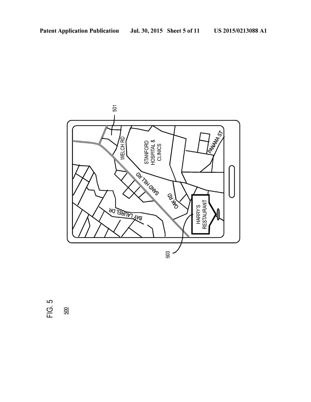 METHOD AND APPARATUS FOR PROVIDING APPLICATIONS ASSOCIATED WITH     LOCATION-BASED USER-INTERFACES - diagram, schematic, and image 06