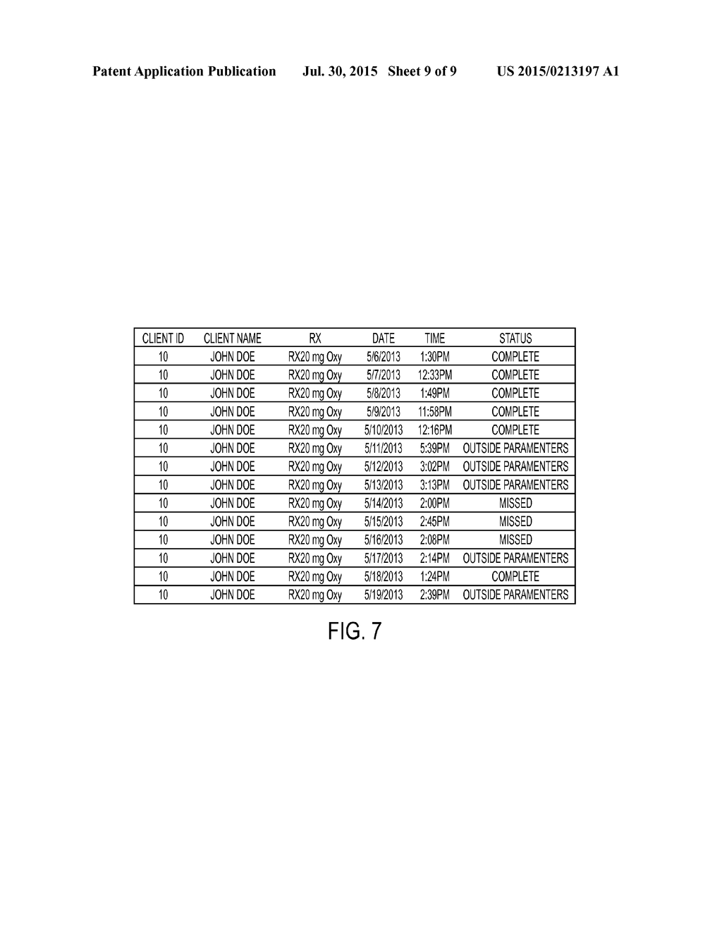 Event Based Tracking, Health Management, and Patient and Treatment     Monitoring System - diagram, schematic, and image 10