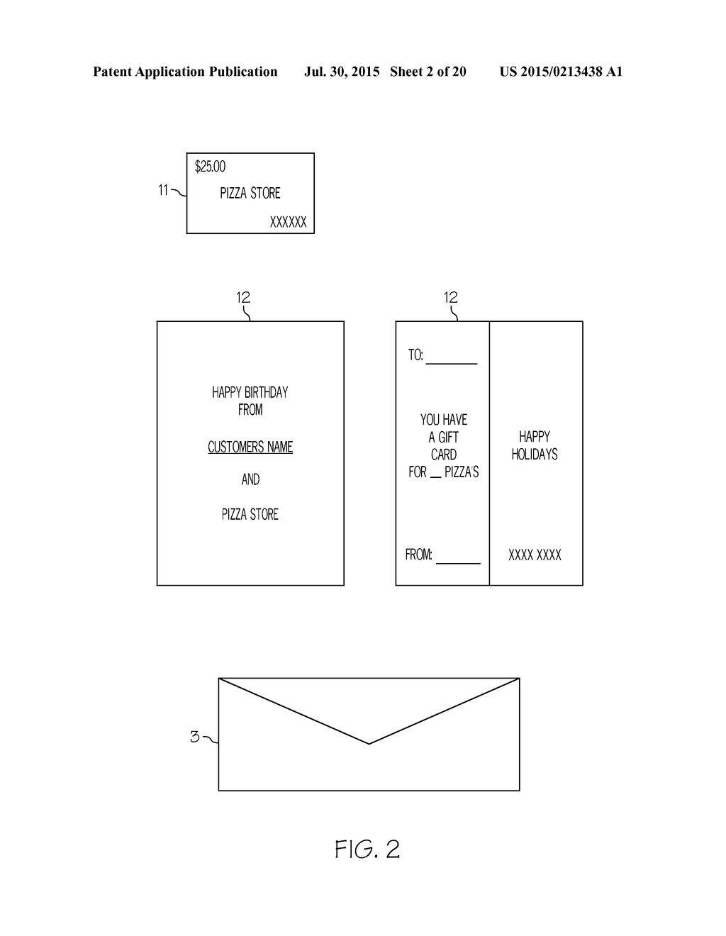 SYSTEM AND METHOD FOR DISTRIBUTING GIFT CARDS AND ADVERTISING - diagram, schematic, and image 03