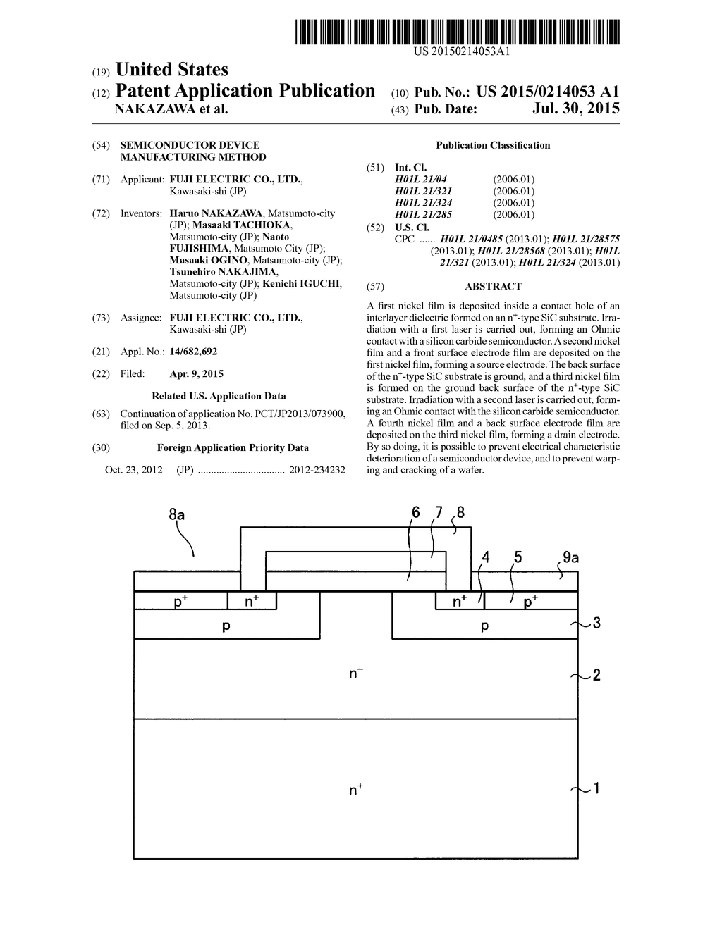 SEMICONDUCTOR DEVICE MANUFACTURING METHOD - diagram, schematic, and image 01