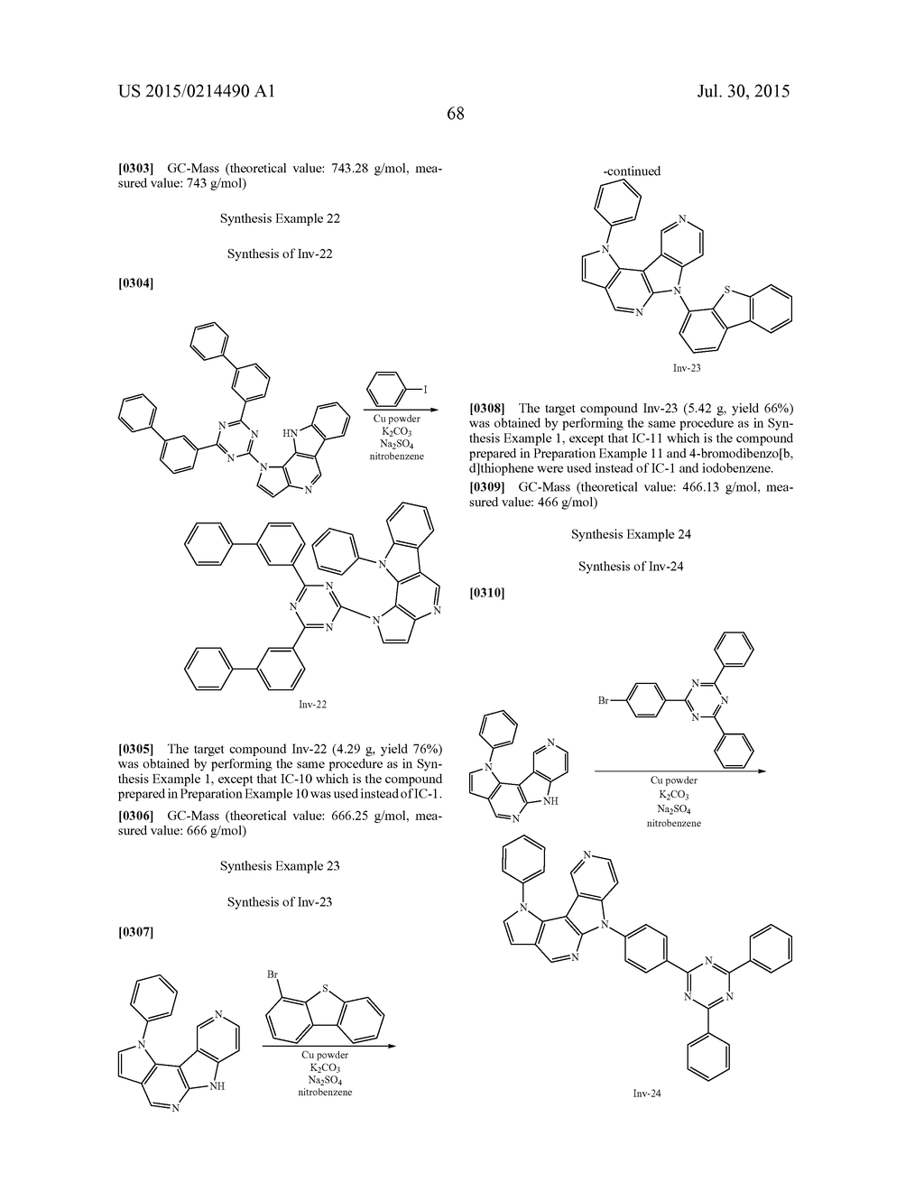 ORGANIC LIGHT-EMITTING COMPOUND AND ORGANIC ELECTROLUMINESCENT DEVICE     USING SAME - diagram, schematic, and image 69