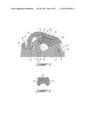 CABLE RETAINER DEVICE AND METHOD FOR RETAINING CABLE IN AN AIRCRAFT diagram and image