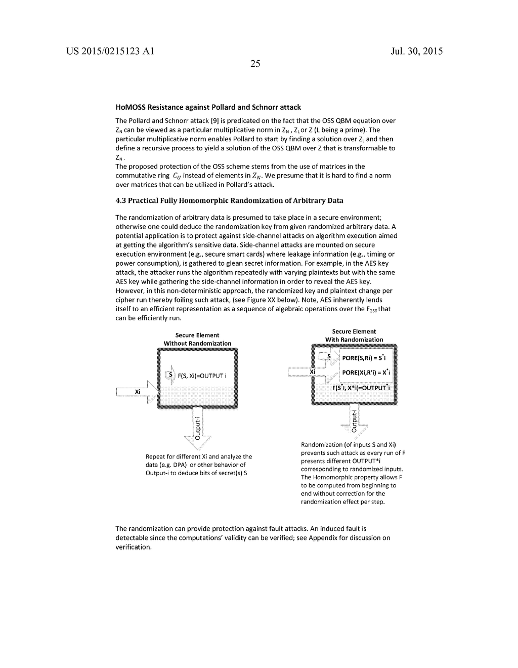 METHOD AND SYSTEM FOR  HOMOMORPHICLY RANDOMIZING AN INPUT - diagram, schematic, and image 33