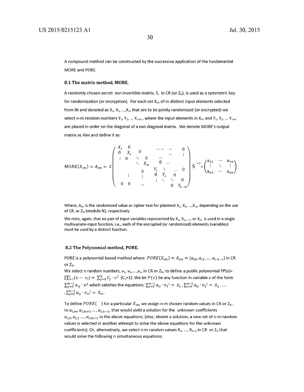 METHOD AND SYSTEM FOR  HOMOMORPHICLY RANDOMIZING AN INPUT - diagram, schematic, and image 38