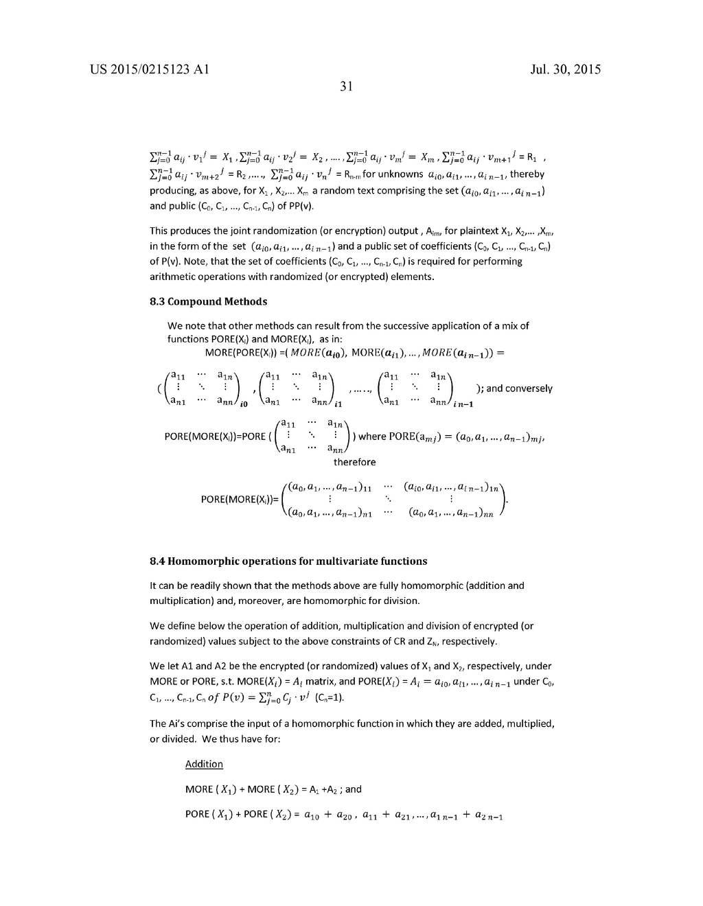 METHOD AND SYSTEM FOR  HOMOMORPHICLY RANDOMIZING AN INPUT - diagram, schematic, and image 39