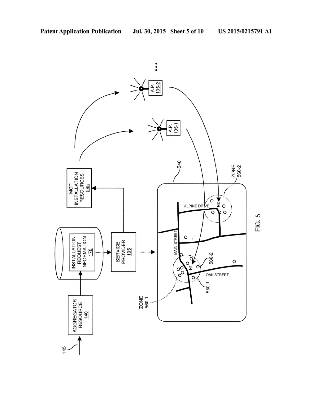 ACCESS POINT MANAGEMENT AND USAGE IN A NETWORK ENVIRONMENT - diagram, schematic, and image 06