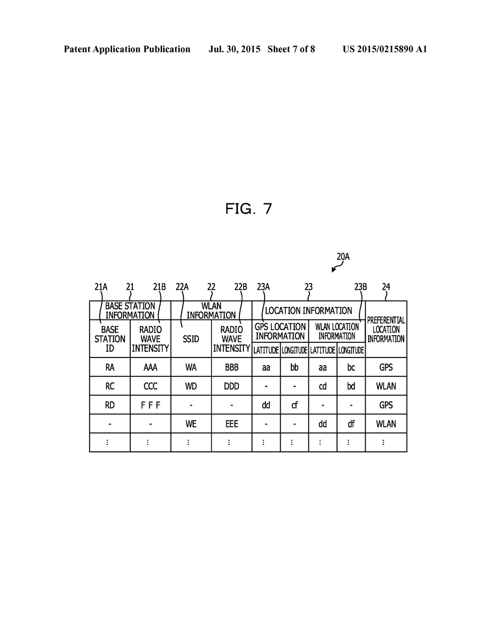 WIRELESS TERMINAL DEVICE AND METHOD FOR OUTPUTTING LOCATION INFORMATION - diagram, schematic, and image 08