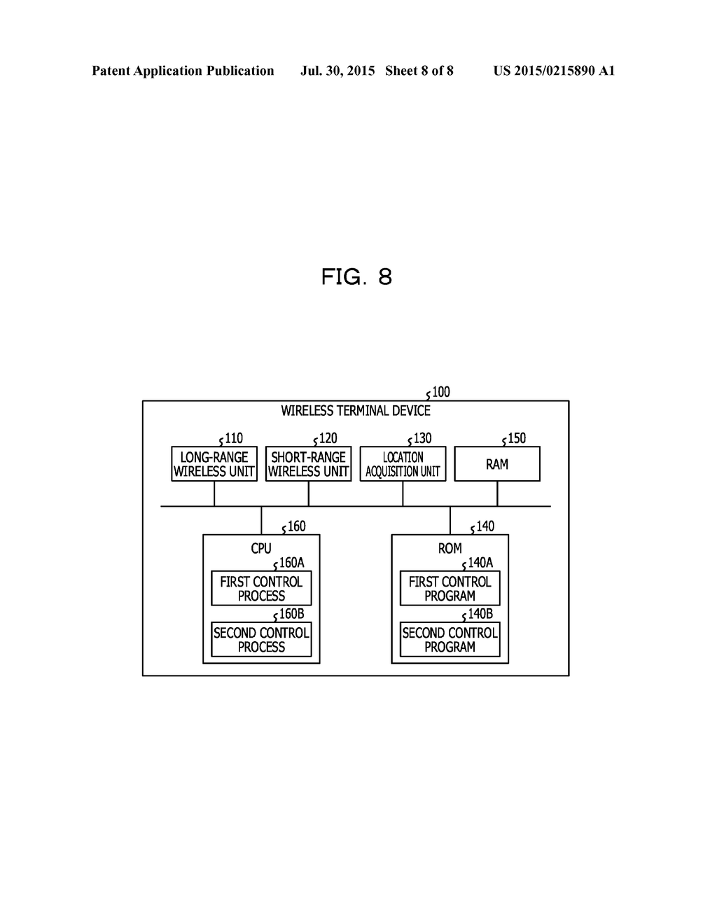 WIRELESS TERMINAL DEVICE AND METHOD FOR OUTPUTTING LOCATION INFORMATION - diagram, schematic, and image 09