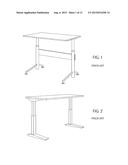 VERTICAL HEIGHT WORK SURFACE ADJUSTMENT APPARATUS diagram and image