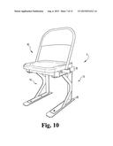 STADIUM SEAT SUPPORT ASSEMBLY diagram and image