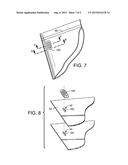 REFILLABLE, FLEXIBLE DISPENSER WITH HANDLE FOR STACKED MOIST WIPES diagram and image