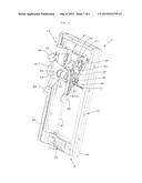 MASSAGE DEVICE AND CHAIR-TYPE MASSAGE APPARATUS EQUIPPED WITH THE MASSAGE     DEVICE diagram and image