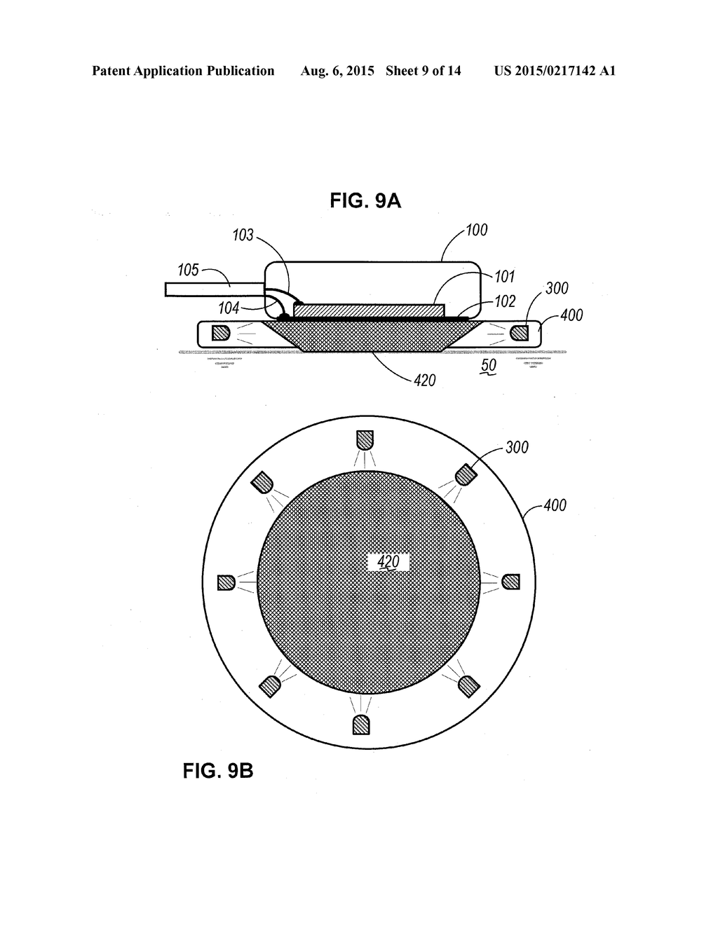 METHOD AND DEVICE FOR TREATMENT WITH COMBINATION ULTRASOUND-PHOTOTHERAPY     TRANSDUCER - diagram, schematic, and image 10