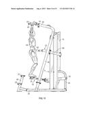ASSISTED CHIN/DIP EXERCISE APPARATUS WITH ADJUSTABLE CHIN-UP/PULL-UP     HANDLES diagram and image