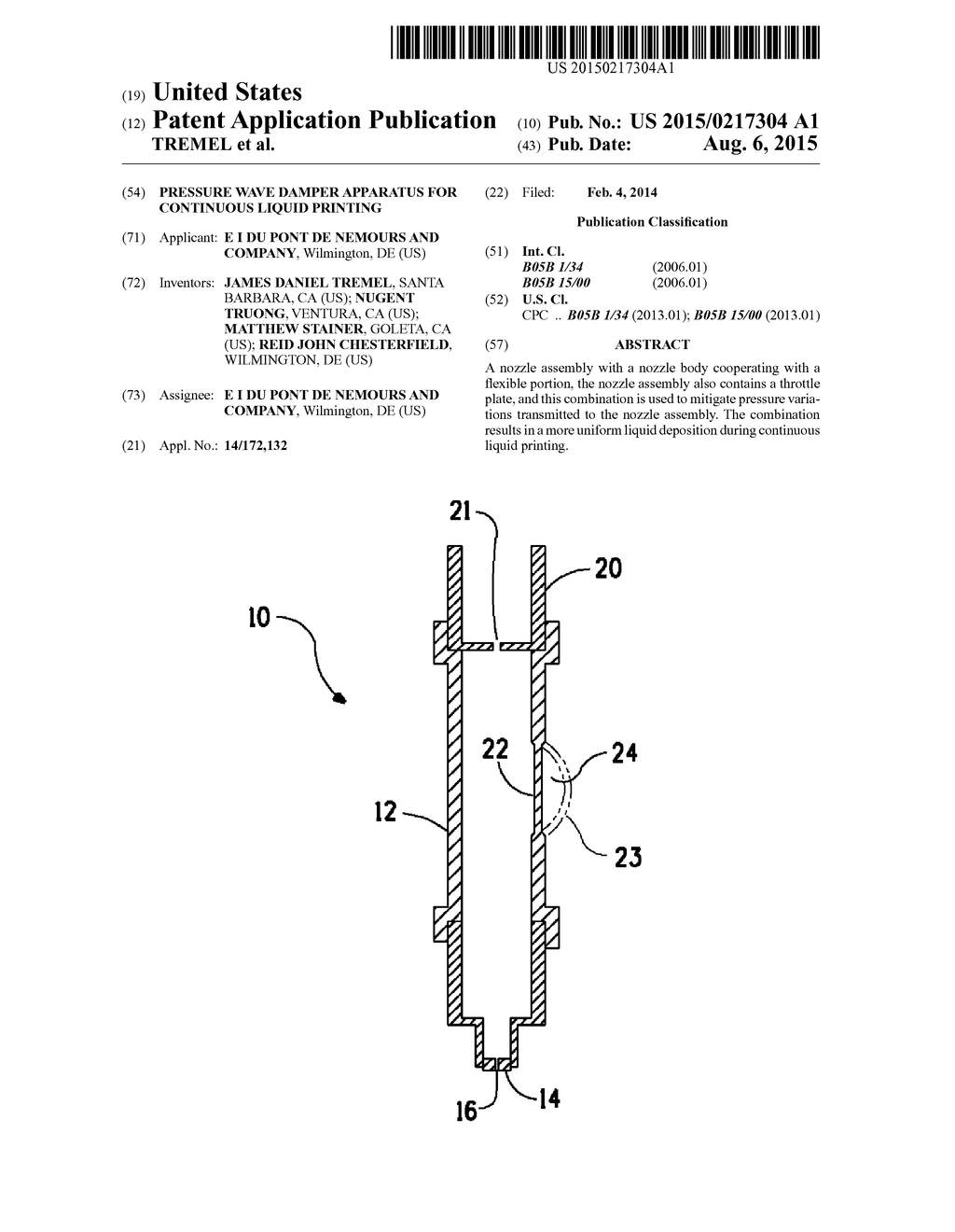 PRESSURE WAVE DAMPER APPARATUS FOR CONTINUOUS LIQUID PRINTING - diagram, schematic, and image 01