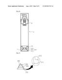 SHOCK-ABSORBING LOWER STRUCTURE OF AN AIRLESS TYPE DISPENSER diagram and image