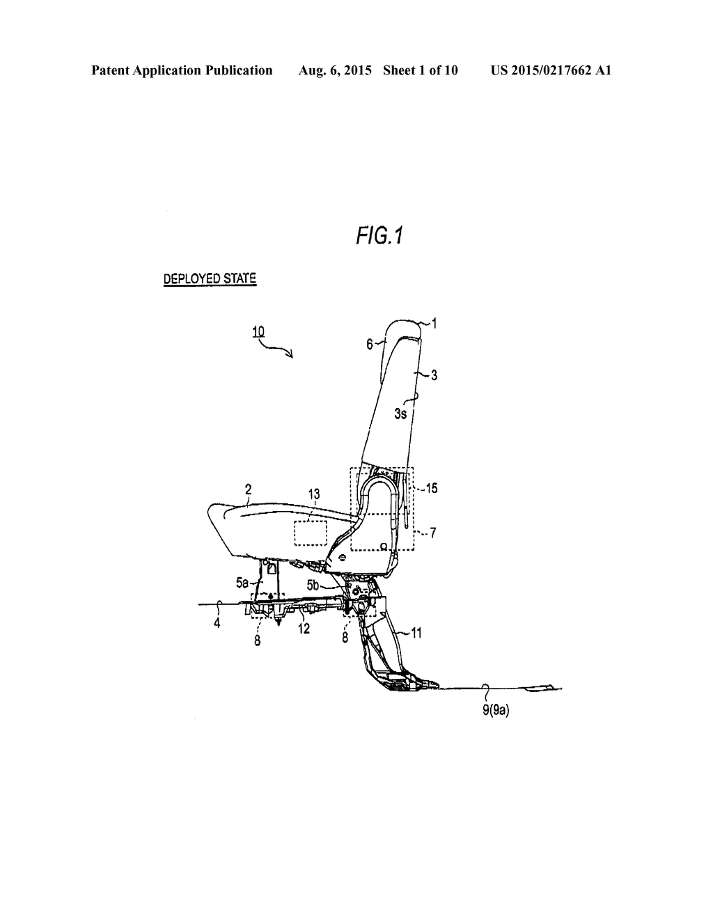 SEAT APPARATUS FOR VEHICLE - diagram, schematic, and image 02