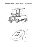 Apparatus For Holding An Electronic Device On A Golf Cart diagram and image