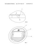 Apparatus For Holding An Electronic Device On A Golf Cart diagram and image