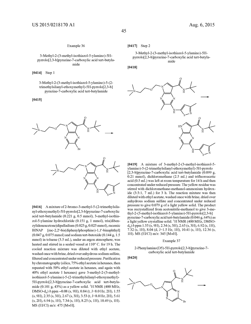 PYRROLO[2,3-B]PYRAZINES AS SYK INHIBITORS - diagram, schematic, and image 46