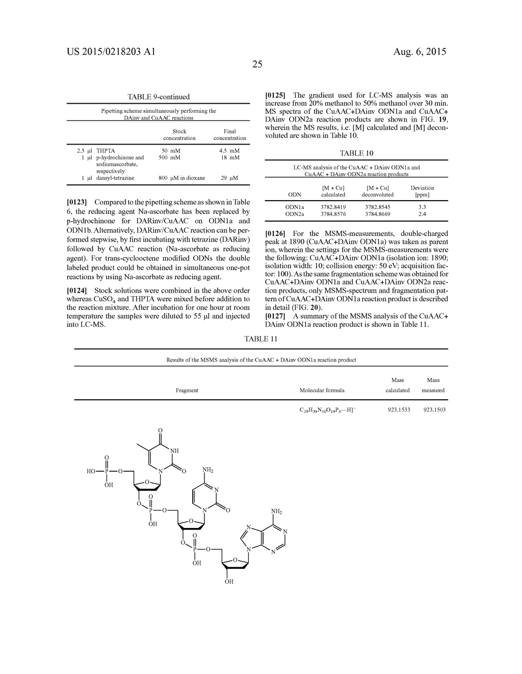 MULTIPLE ORTHOGONAL LABELLING OF OLIGONUCLEOTIDES - diagram, schematic, and image 41