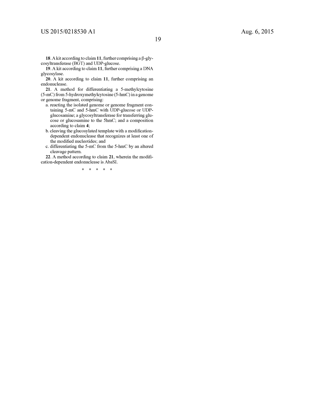 Compositions and Methods for Oxygenation of Nucleic Acids Containing     5-Methylpyrimidine - diagram, schematic, and image 28