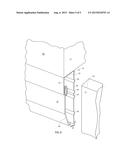 Method and Apparatus for Under Mounted Skirt for a Mobile Home diagram and image