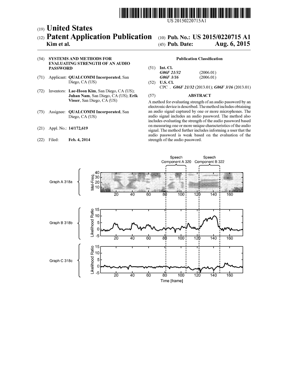 SYSTEMS AND METHODS FOR EVALUATING STRENGTH OF AN AUDIO PASSWORD - diagram, schematic, and image 01