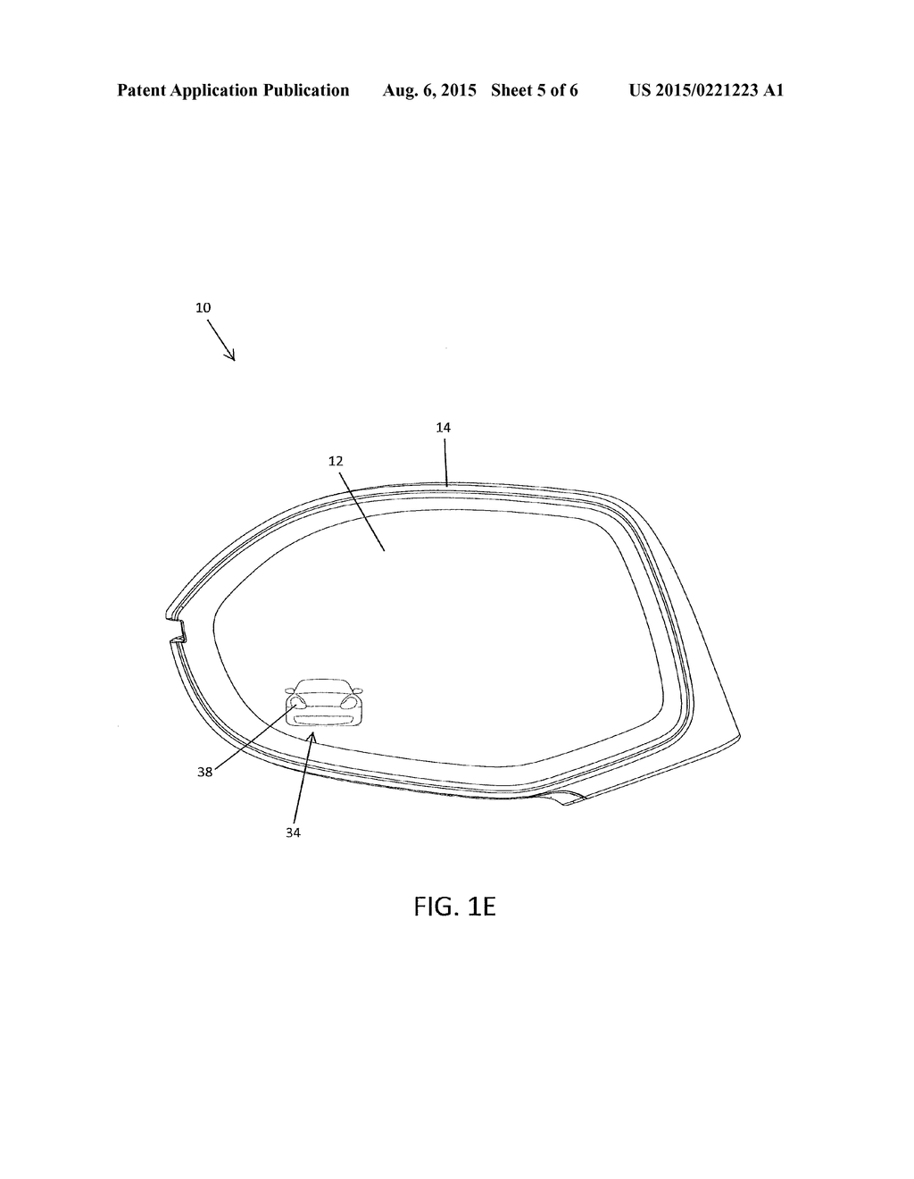 REARVIEW MIRROR ASSEMBLY - diagram, schematic, and image 06