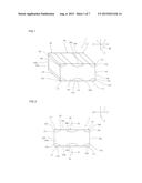 ELECTRONIC COMPONENT AND MOUNTING STRUCTURE FOR THE ELECTRONIC COMPONENT diagram and image