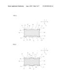 ELECTRONIC COMPONENT AND MOUNTING STRUCTURE FOR THE ELECTRONIC COMPONENT diagram and image