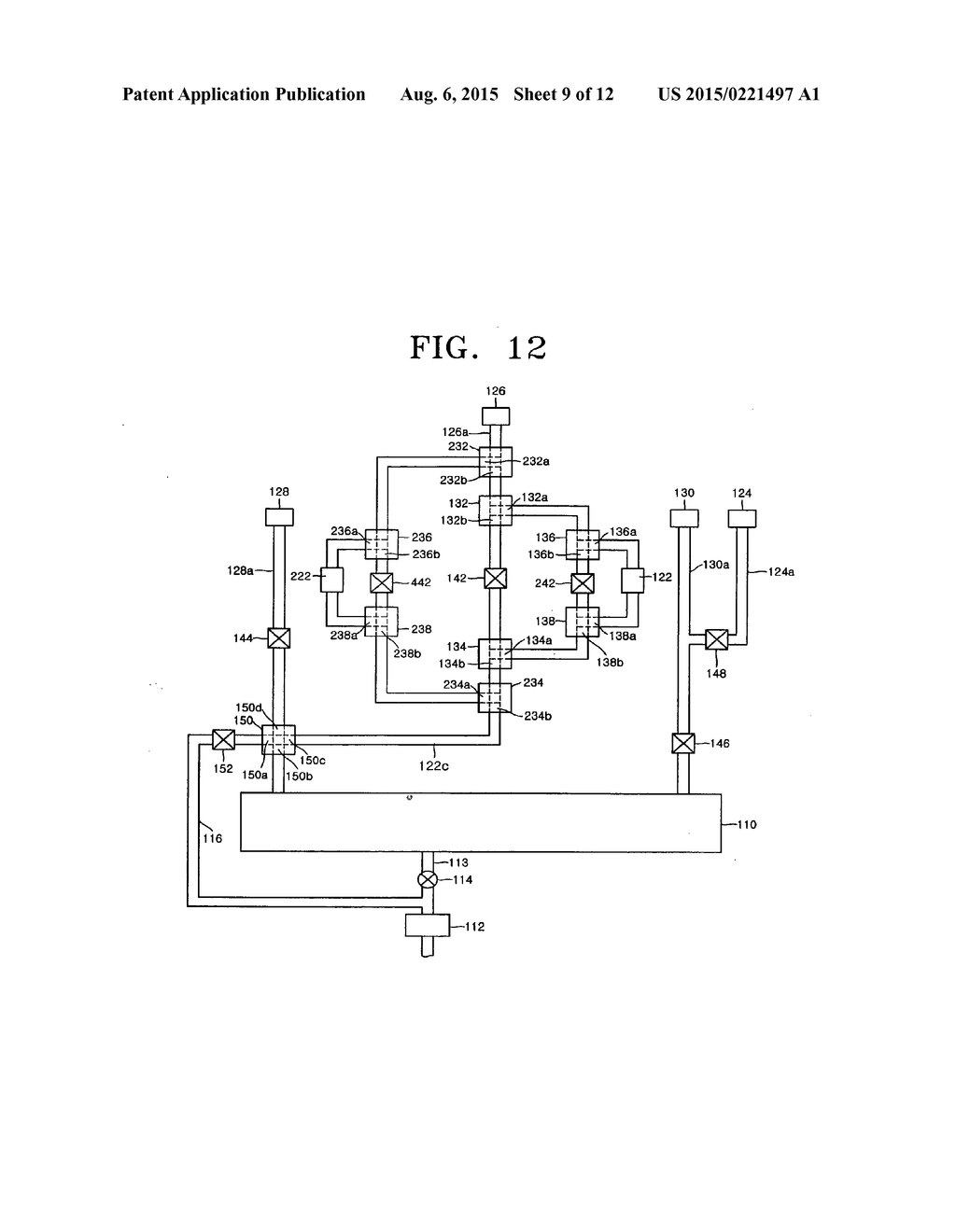 APPARATUS INCLUDING 4-WAY VALVE FOR FABRICATING SEMICONDUCTOR DEVICE,     METHOD OF CONTROLLING VALVE, AND METHOD OF FABRICATING SEMICONDUCTOR     DEVICE USING THE APPARATUS - diagram, schematic, and image 10