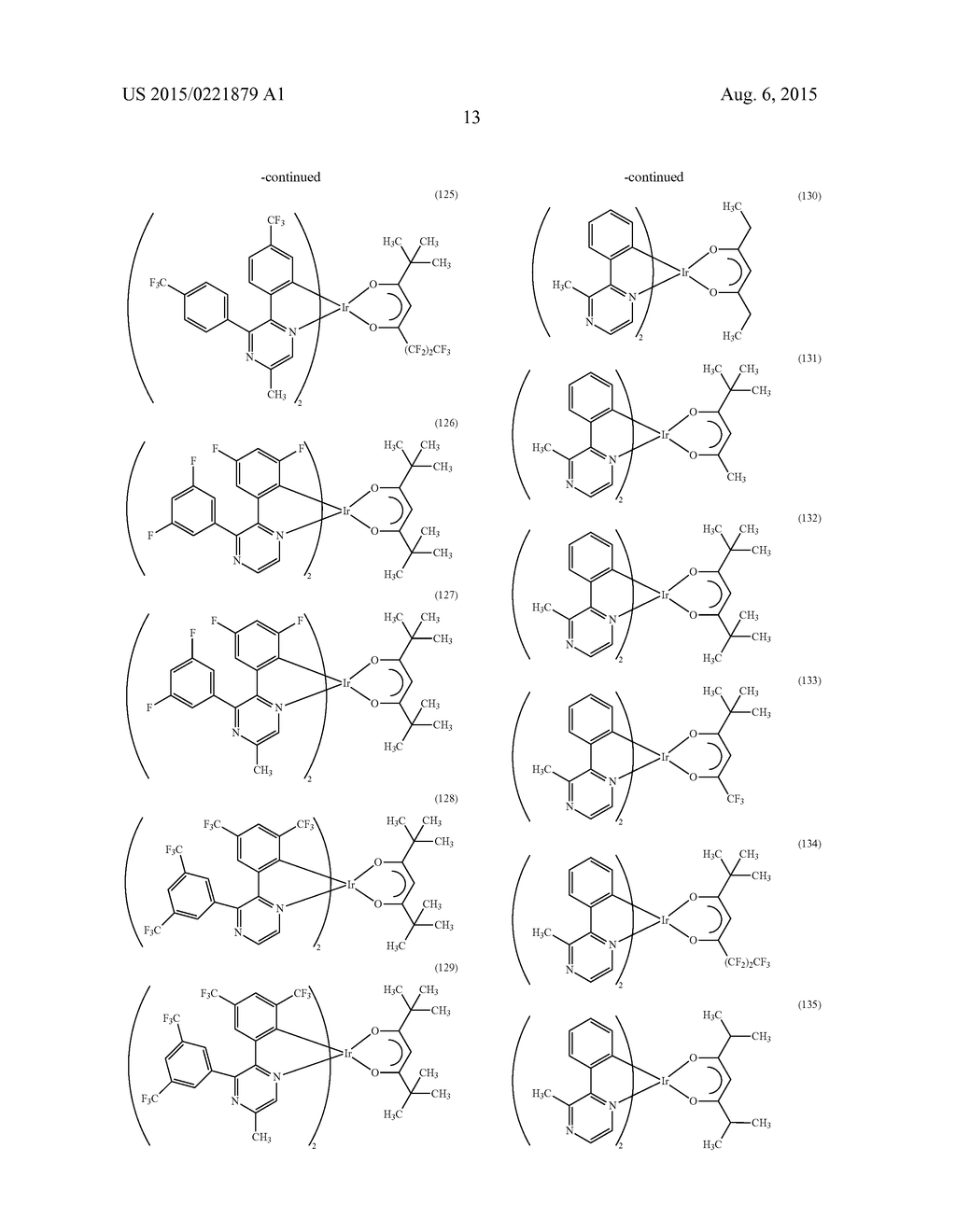 Organometallic Complex, Composition and Light Emitting Element Including     the Organometallic Complex - diagram, schematic, and image 30