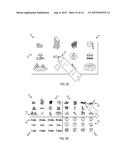 CONTEXT-BASED MESSAGE CREATION VIA USER-SELECTABLE ICONS diagram and image