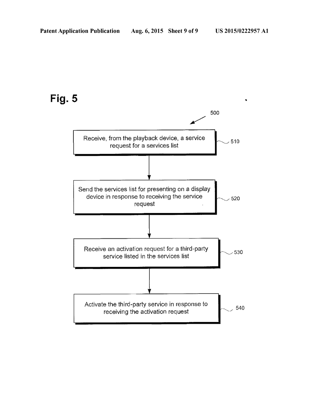 System and Method for Transmitting a Services List to a Playback Device - diagram, schematic, and image 10