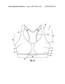 BRA WITH INTERIOR STRETCH SUPPORT diagram and image