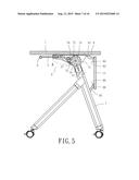 Desk Structure with Adjustable Angle diagram and image