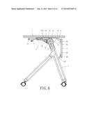 Desk Structure with Adjustable Angle diagram and image