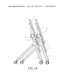 Desk Structure with Adjustable Angle diagram and image