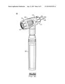 EYE VIEWING DEVICE ENABLED FOR PERFORMING EAR EXAMINATIONS AND ADAPTER diagram and image