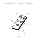 Portable medical device for assistance to heart patients and method for     processing and transmitting data through said device diagram and image