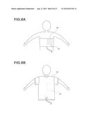 GARMENT FOR BIOINFORMATION MEASUREMENT HAVING ELECTRODE, BIOINFORMATION     MEASUREMENT SYSTEM AND BIOINFORMATION MEASUREMENT DEVICE, AND DEVICE     CONTROL METHOD diagram and image