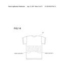 GARMENT FOR BIOINFORMATION MEASUREMENT HAVING ELECTRODE, BIOINFORMATION     MEASUREMENT SYSTEM AND BIOINFORMATION MEASUREMENT DEVICE, AND DEVICE     CONTROL METHOD diagram and image