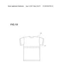 GARMENT FOR BIOINFORMATION MEASUREMENT HAVING ELECTRODE, BIOINFORMATION     MEASUREMENT SYSTEM AND BIOINFORMATION MEASUREMENT DEVICE, AND DEVICE     CONTROL METHOD diagram and image