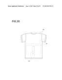 GARMENT FOR BIOINFORMATION MEASUREMENT HAVING ELECTRODE, BIOINFORMATION     MEASUREMENT SYSTEM AND BIOINFORMATION MEASUREMENT DEVICE, AND DEVICE     CONTROL METHOD diagram and image