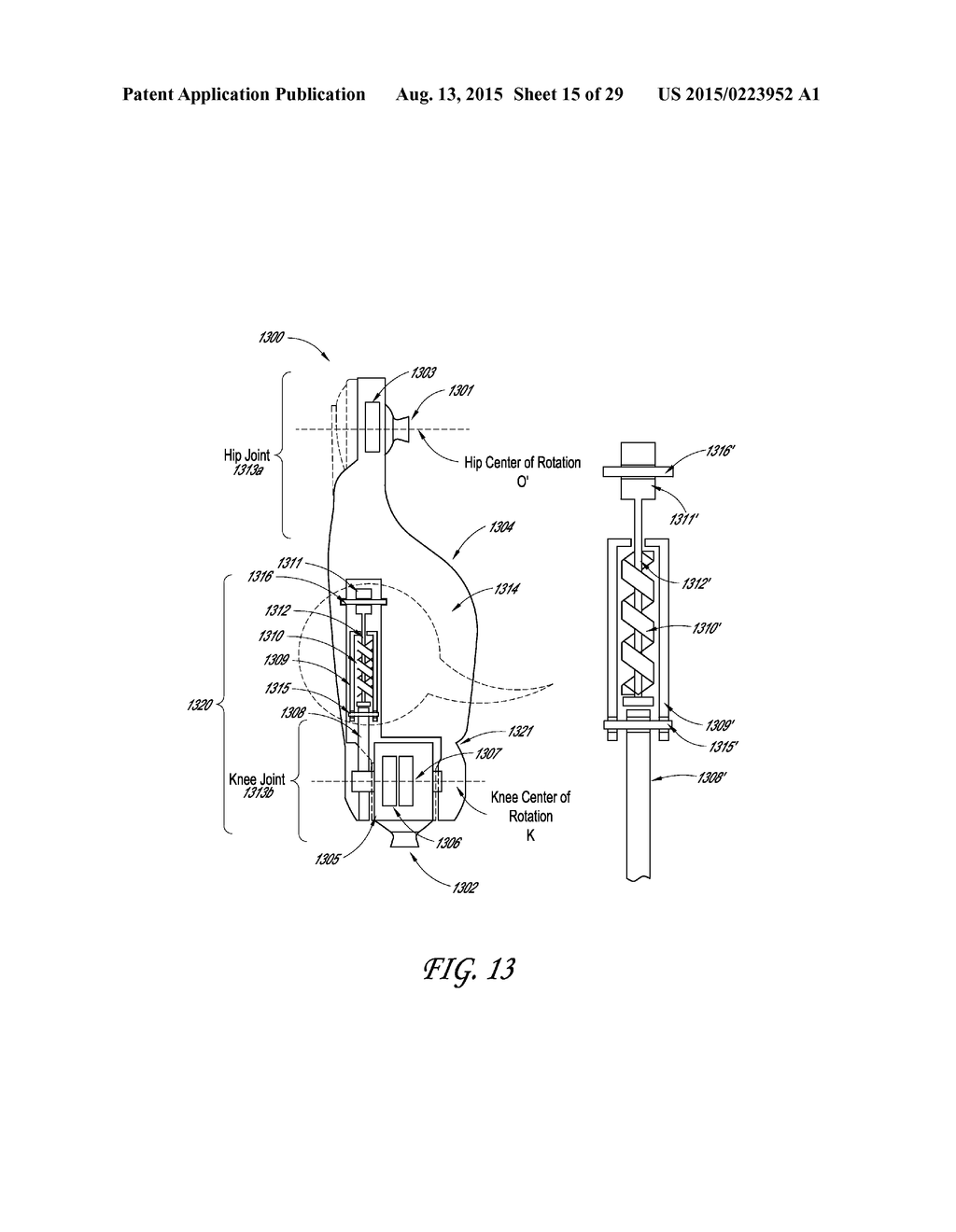 POWERED PROSTHETIC HIP JOINT - diagram, schematic, and image 16